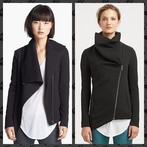 Helmut Lang Asymmetric Zip Up Hoodie